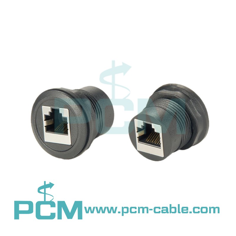we are a manufacturer of RJ-45 Ethernet Round Panel Mount Adapter Plug