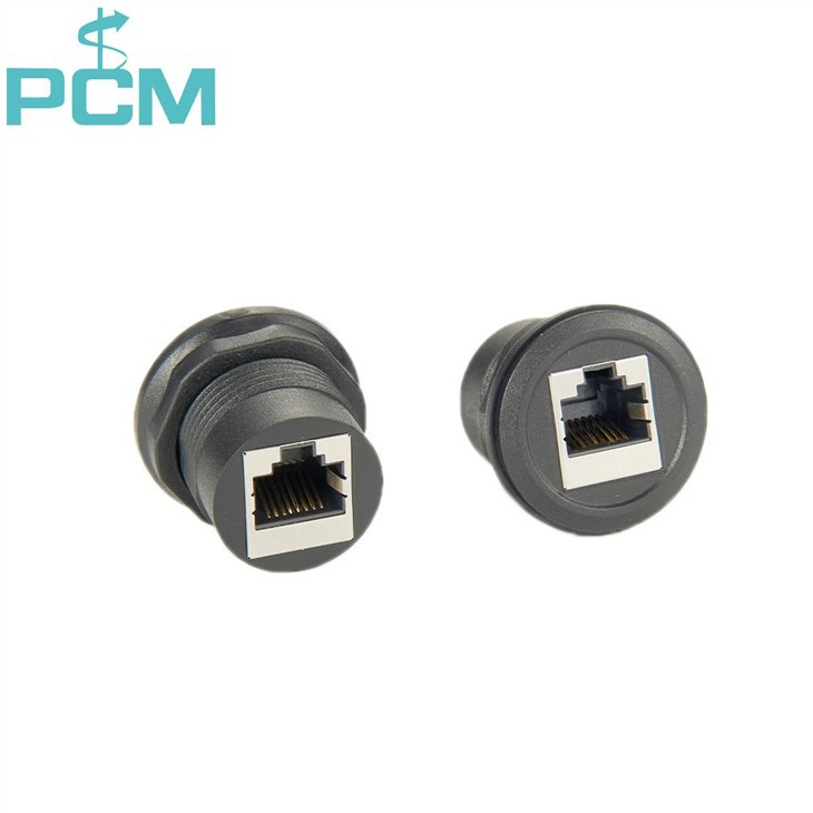 RJ45 feedthrough connector