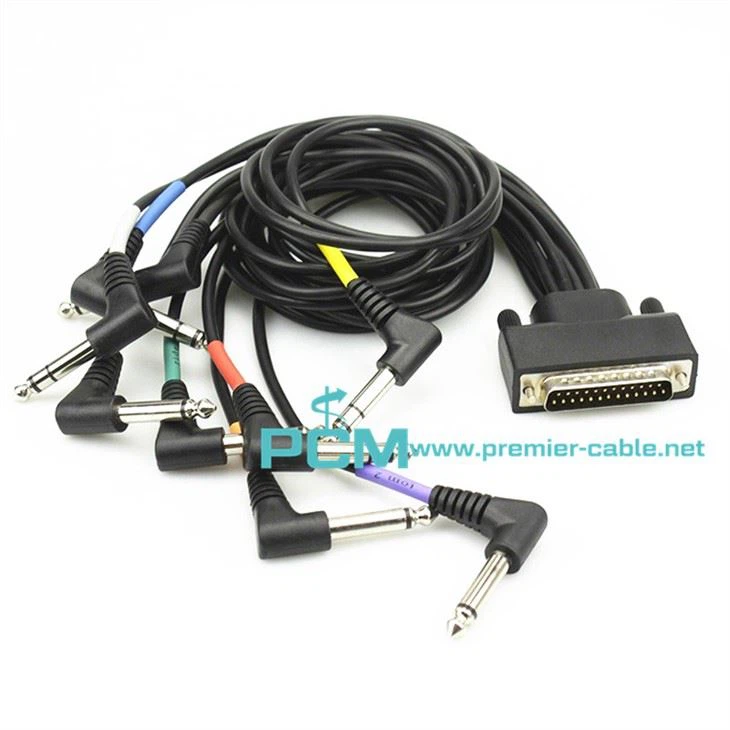 Câble Audio pour batterie électrique, connecteur TRS mâle vers DB25 mâle, compatible avec Alesis DM6 USB Express