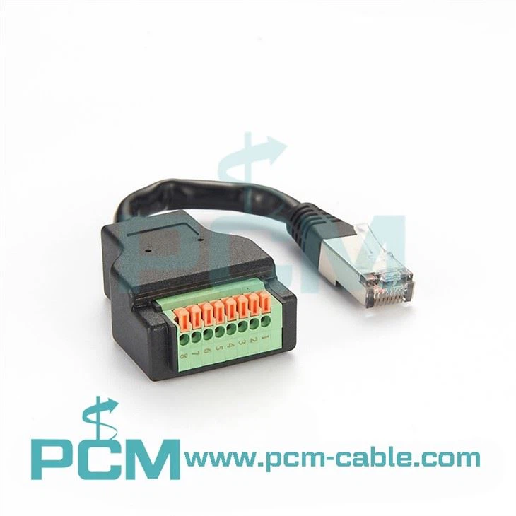 RJ45 To Spring Terminal Adaptor Cable