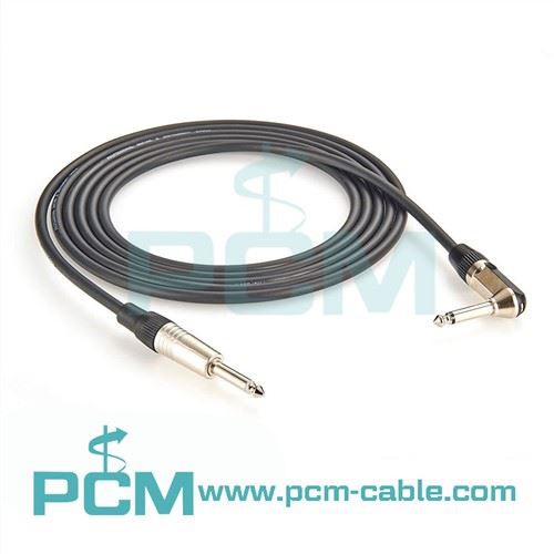 Câble d'instrument de guitare à angle droit