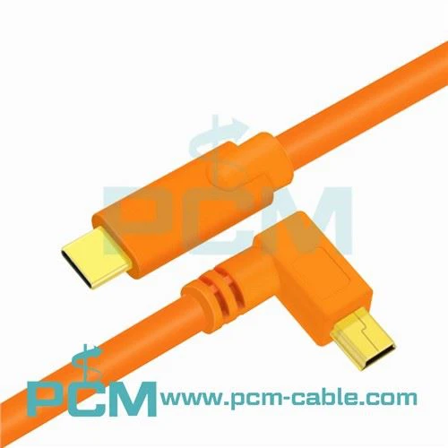 Câble de prise de vue connecté Type-C vers Mini USB