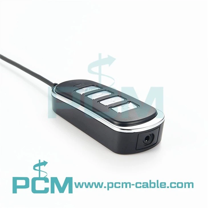USB To 3.5mm Jack Call Center Headset Adapter Cable