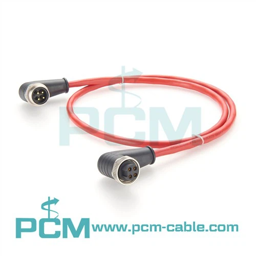 Câble CC-LINK 7/8" Connecteur coudé à 4 broches