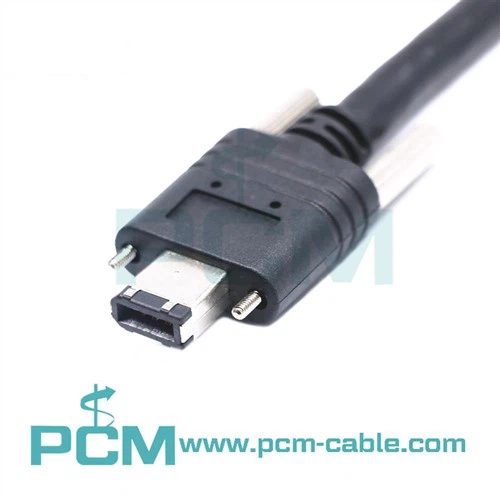 Câble Firewire 400 6-broche 1394 avec vis à oreilles