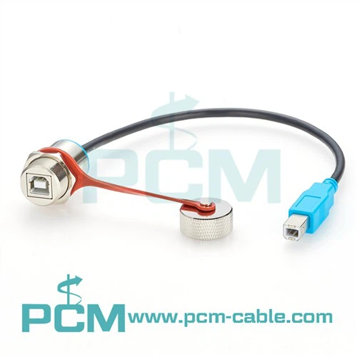 Ensemble de câbles surmoulés USB B IP67 étanche