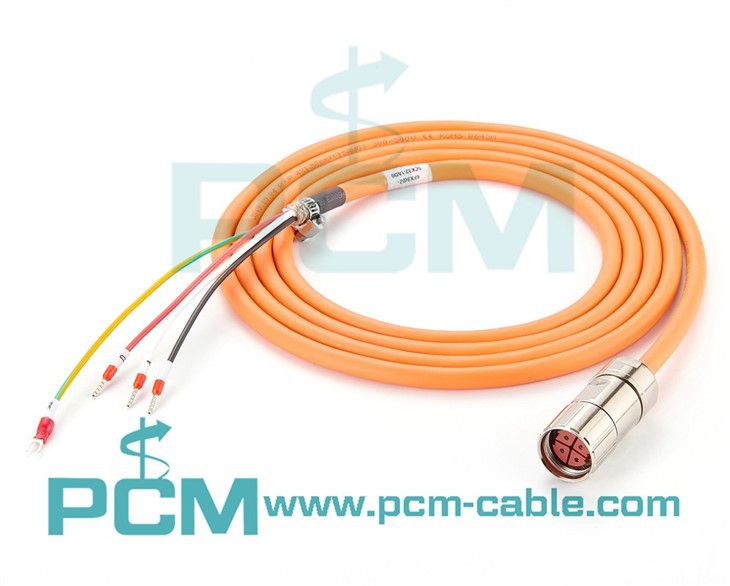 V90 servo power cable M23 4 Pin Connector