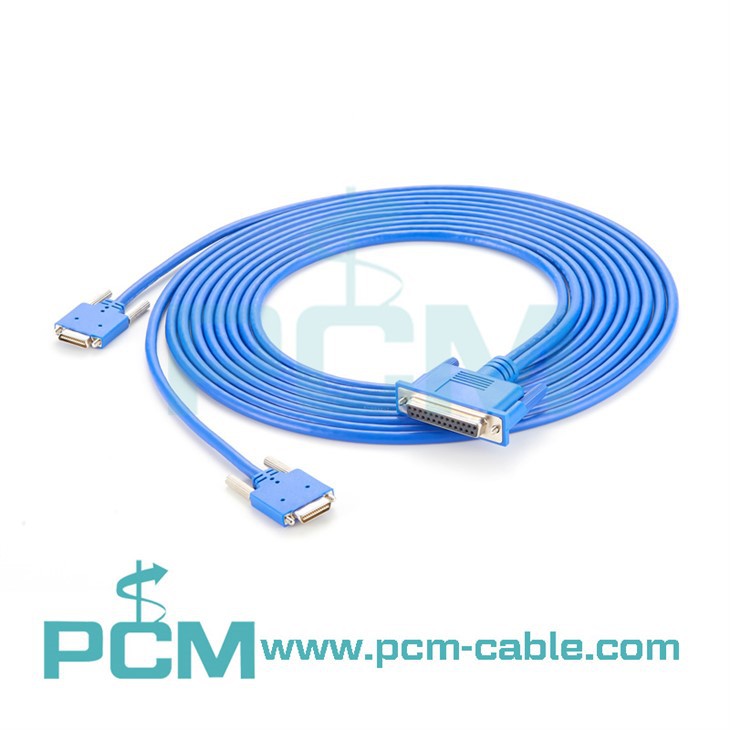 Mâle du câble DB25 de Cisco au double câblage DCE mâle série intelligent de 26 bornes