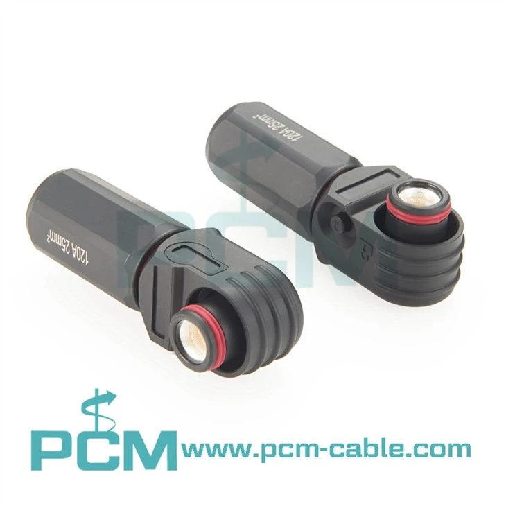 120A Power Connector Black  Battery Storage High Voltage Plug