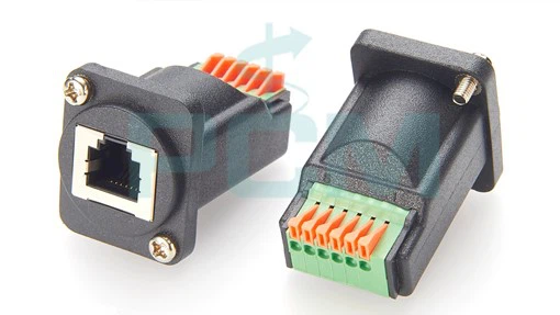 PCM-0488-d-type-rj12-adapter-panel-mount-front-view PCM-0488-d-type-rj12-adapter-panel-mount-front-view