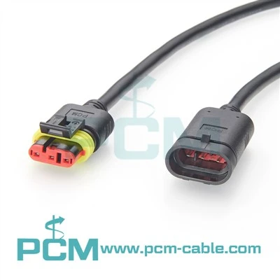 Câble de connecteur TYCO AMP SUPERSEAL 3 pôles