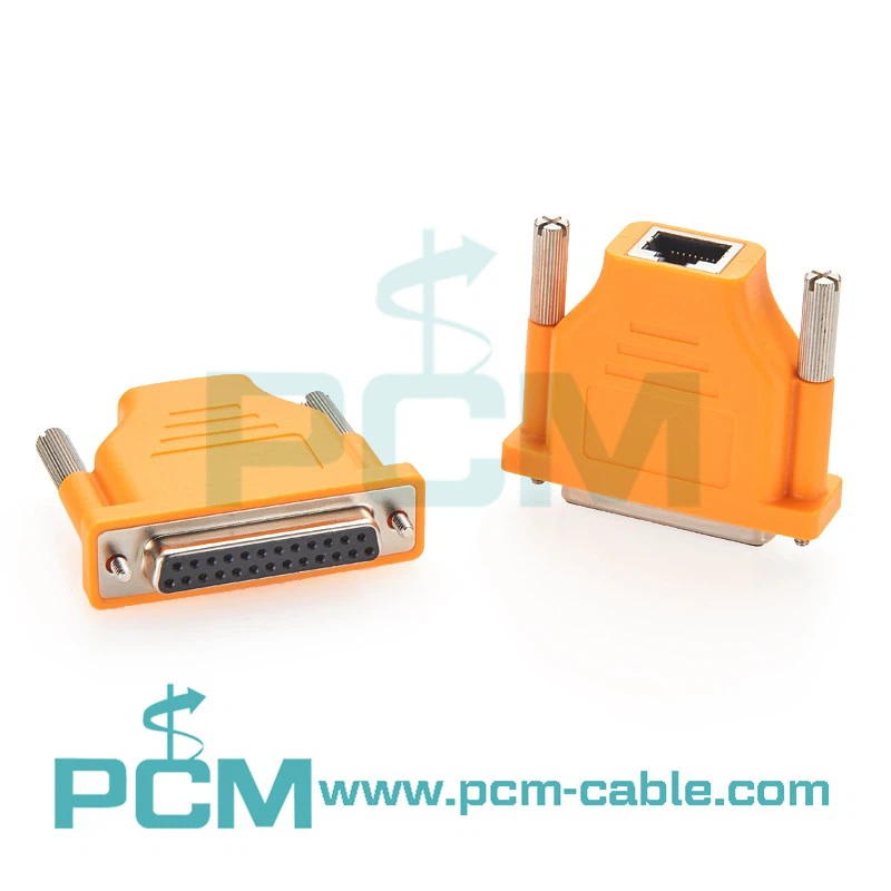 Cisco CAB-25AS-FDTE DB25 Female To RJ45 Female DTE Adapter CAB-500DTF Cisco CAB-25AS-FDTE DB25 Female To RJ45 Female DTE Adapter CAB-500DTF