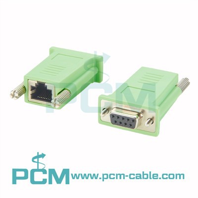 Adaptateur de console série DB9 femelle vers RJ45 femelle Cisco CAB-9AS-FDTE compatible