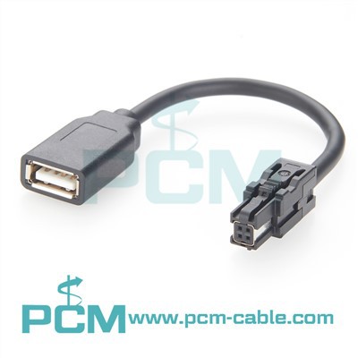 Câble automobile USB femelle vers HSC