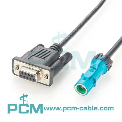 Ensemble de câbles HSD à D-Sub9 étanche pour les interfaces Ethernet BroadR-REACH