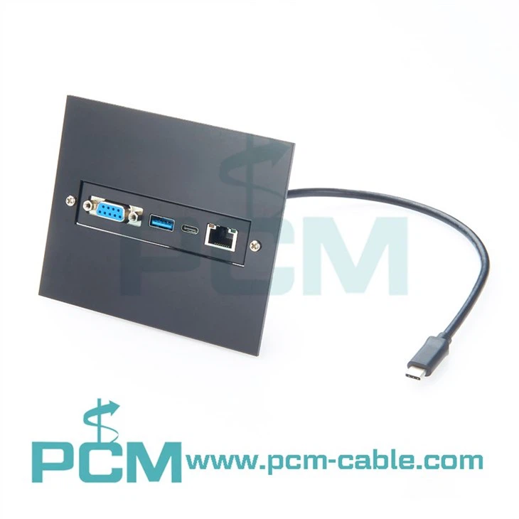USB-C to RS232 + RJ45 + USB Multiport usb c docking station